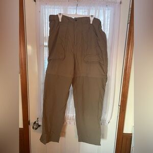 Cabela’s Outdoors Zip-off Light Brown Hiking Pants